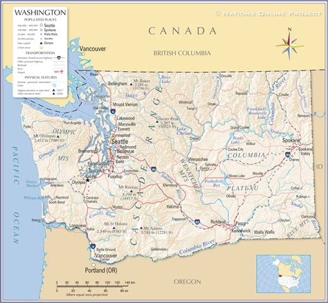 Benefits of using MAP Washington State Map With Cities